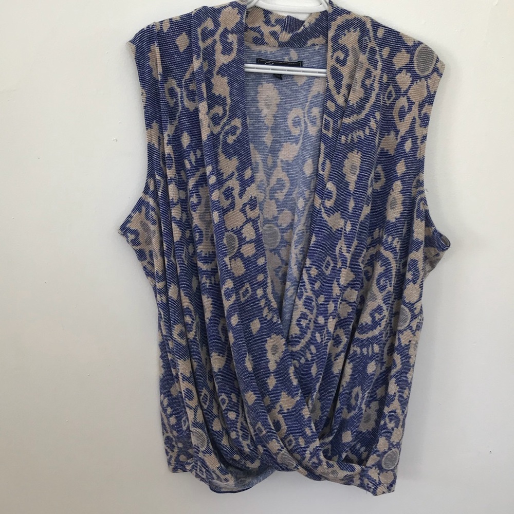 Plus size surplice top